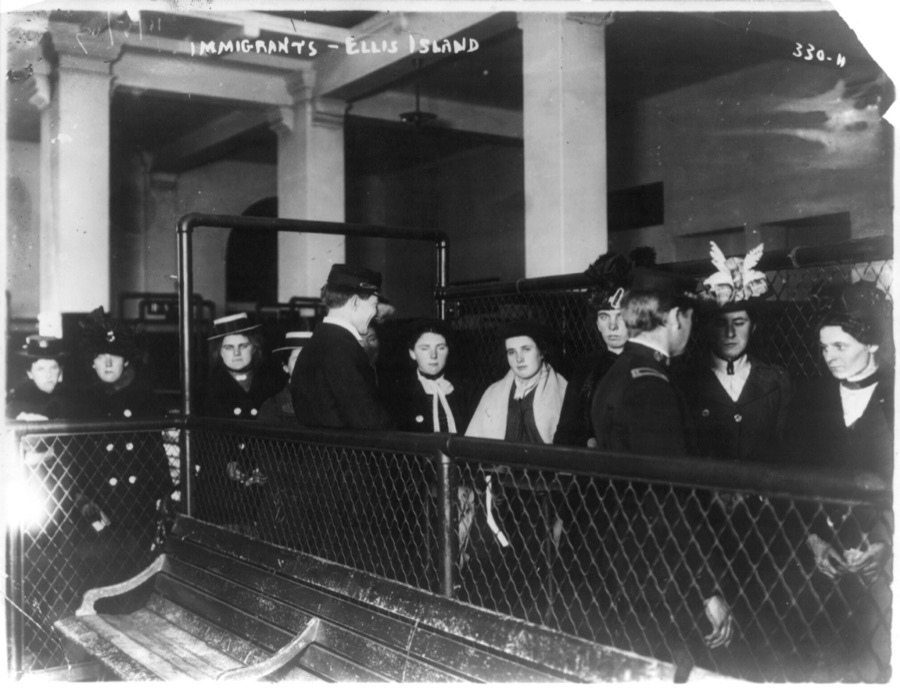 Immigrants at Ellis Island, circa 1907-1917